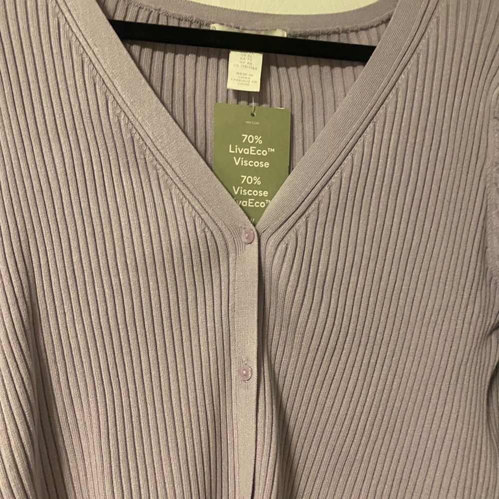 NWT H&M Ribbed Cardigan - Picture 4 of 8